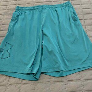 5/$25 Men's Under Armor Teal Athletic Shorts